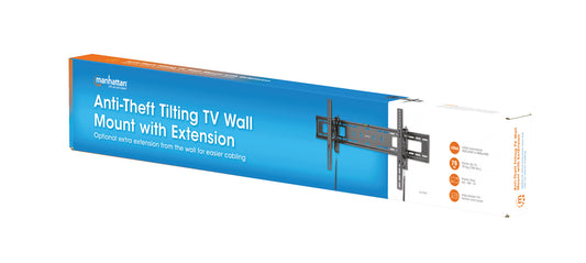 Anti-Theft Tilting TV Wall Mount with Extension, for 43" to 90" Displays Packaging Image 2