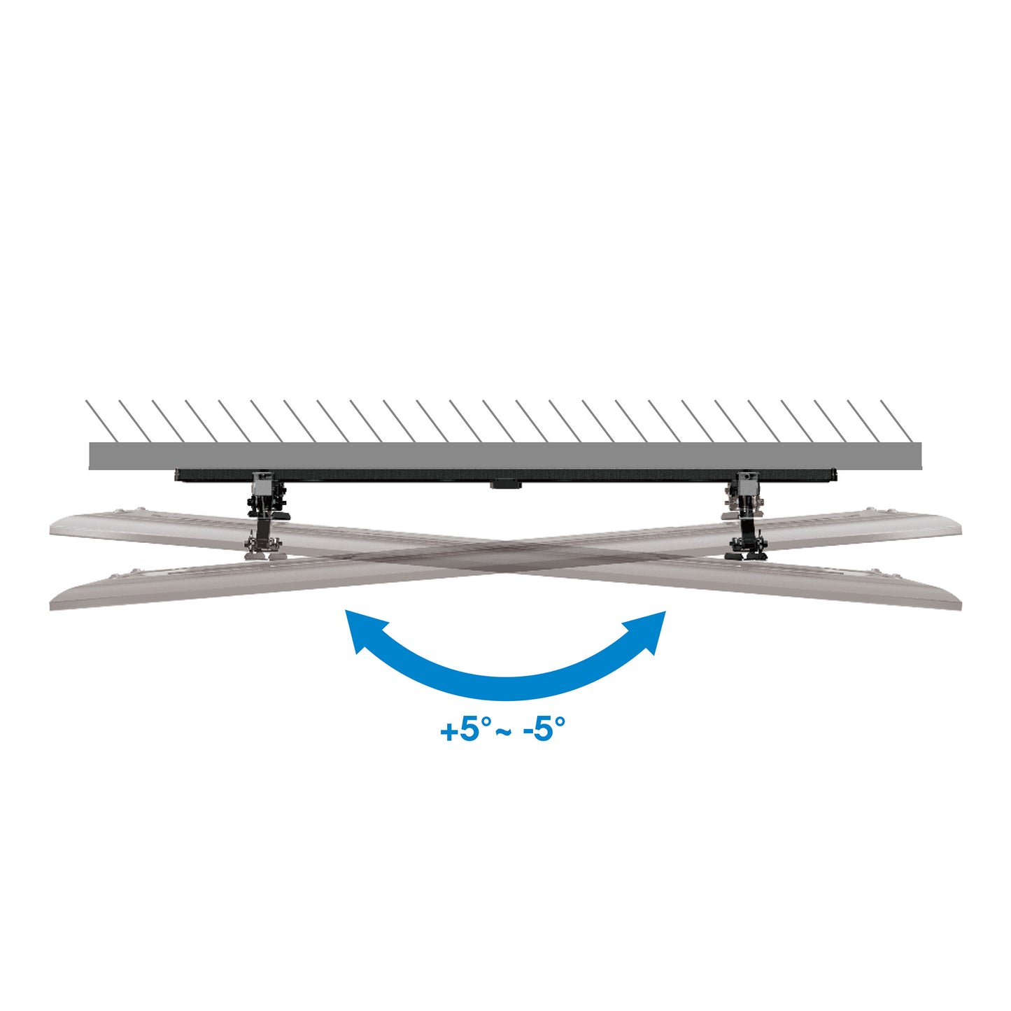 Anti-Theft Tilting TV Wall Mount with Extension, for 43" to 90" Displays Image 12