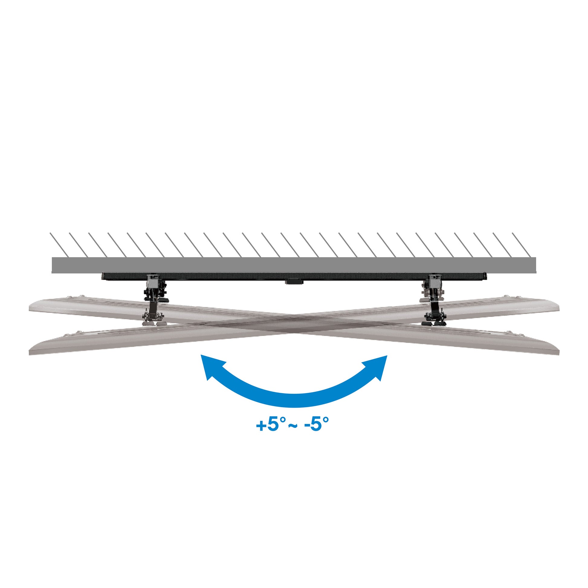 Anti-Theft Tilting TV Wall Mount with Extension, for 43" to 90" Displays Image 12