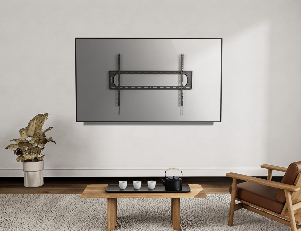Heavy-Duty Low-Profile Large-Screen Fixed TV Wall Mount, for 60" to 120" Displays Image 9