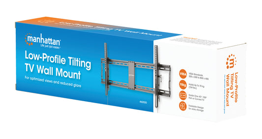 Low-Profile Tilting TV Wall Mount, for 43" to 100" Displays Packaging Image 2