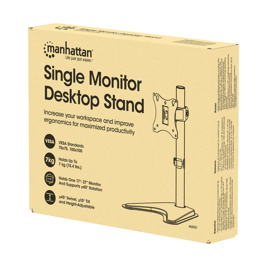 Single Monitor Desktop Stand Packaging Image 2