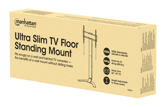 Ultra Slim TV Floor Standing Mount, for 32" to 70" Displays Packaging Image 2