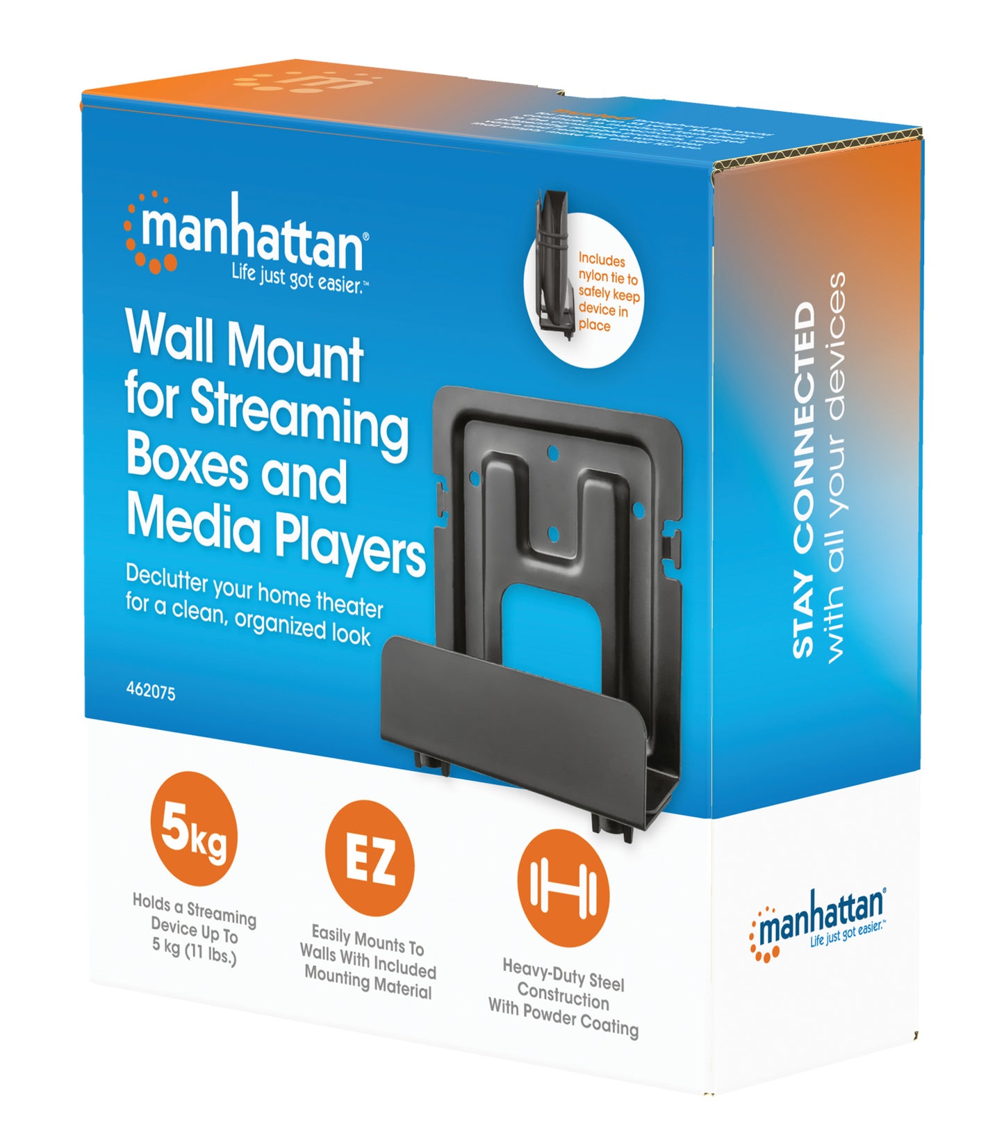 Wall Mount for Streaming Boxes and Media Players Packaging Image 2