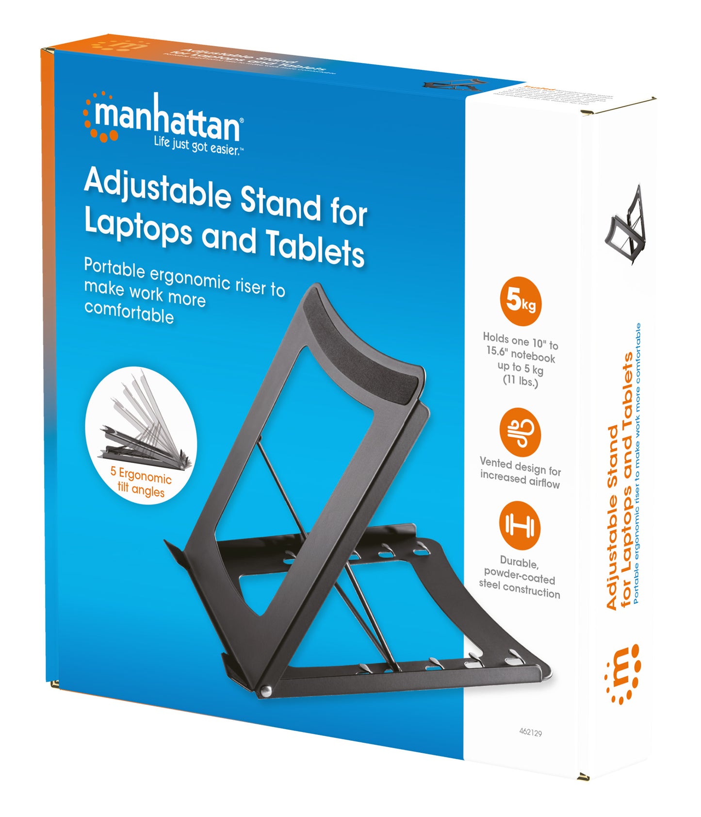 Adjustable Stand for Laptops and Tablets Packaging Image 2