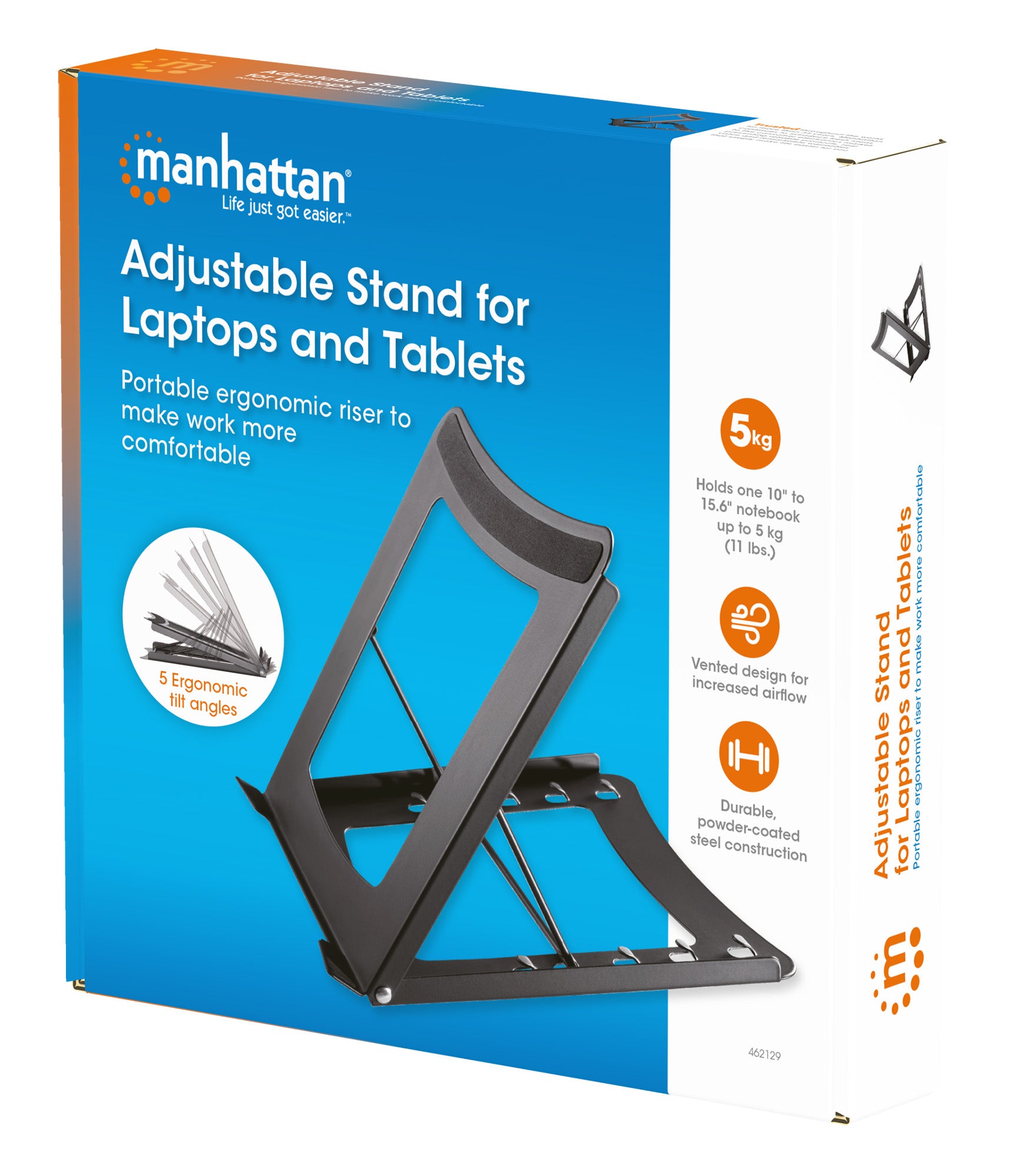 Adjustable Stand for Laptops and Tablets Packaging Image 2