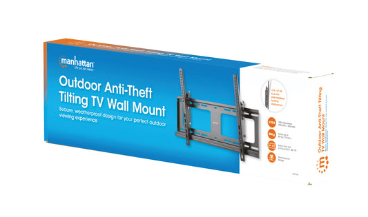 Outdoor Anti-Theft Tilting TV Wall Mount, for 37" to 86" Displays Packaging Image 2