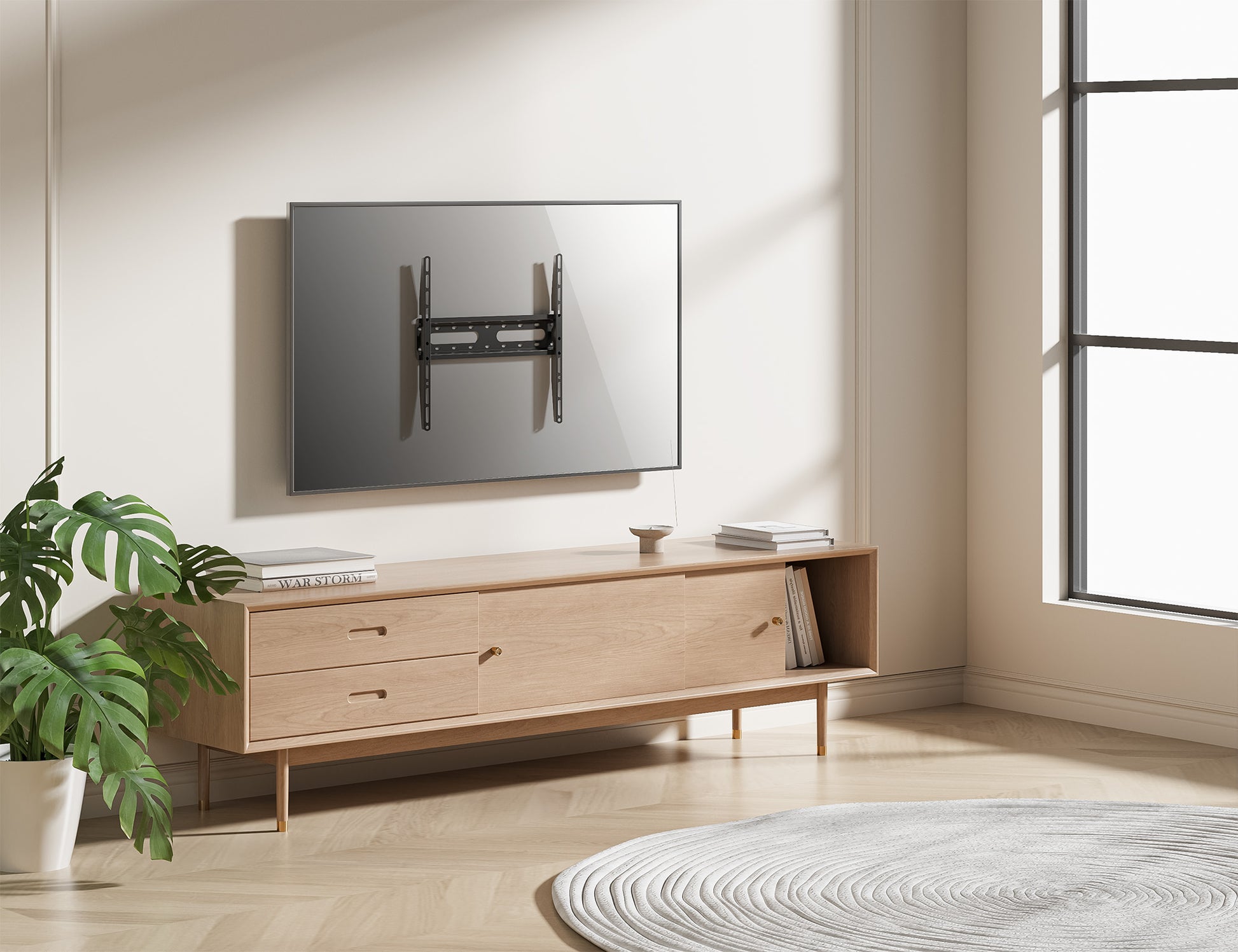 Low-Profile Fixed TV Wall Mount, for 32" to 55" Displays Image 8