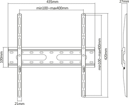 Low-Profile Fixed TV Wall Mount, for 32" to 55" Displays Image 10