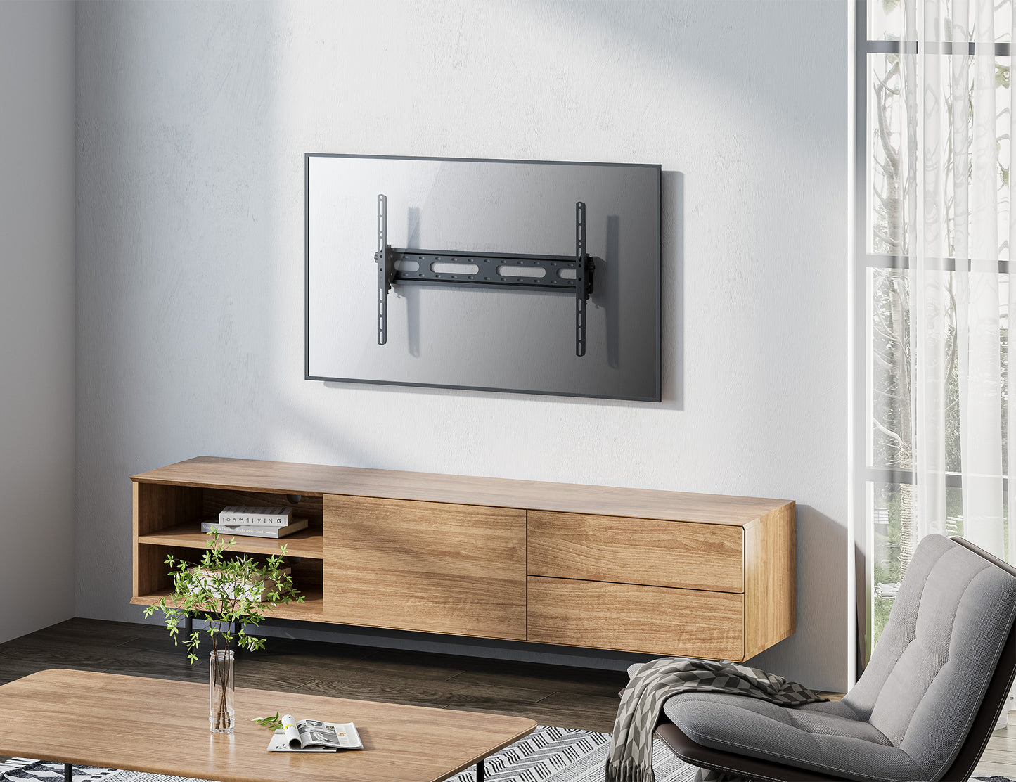 Tilting TV Wall Mount, for 37" to 70" Displays Image 12