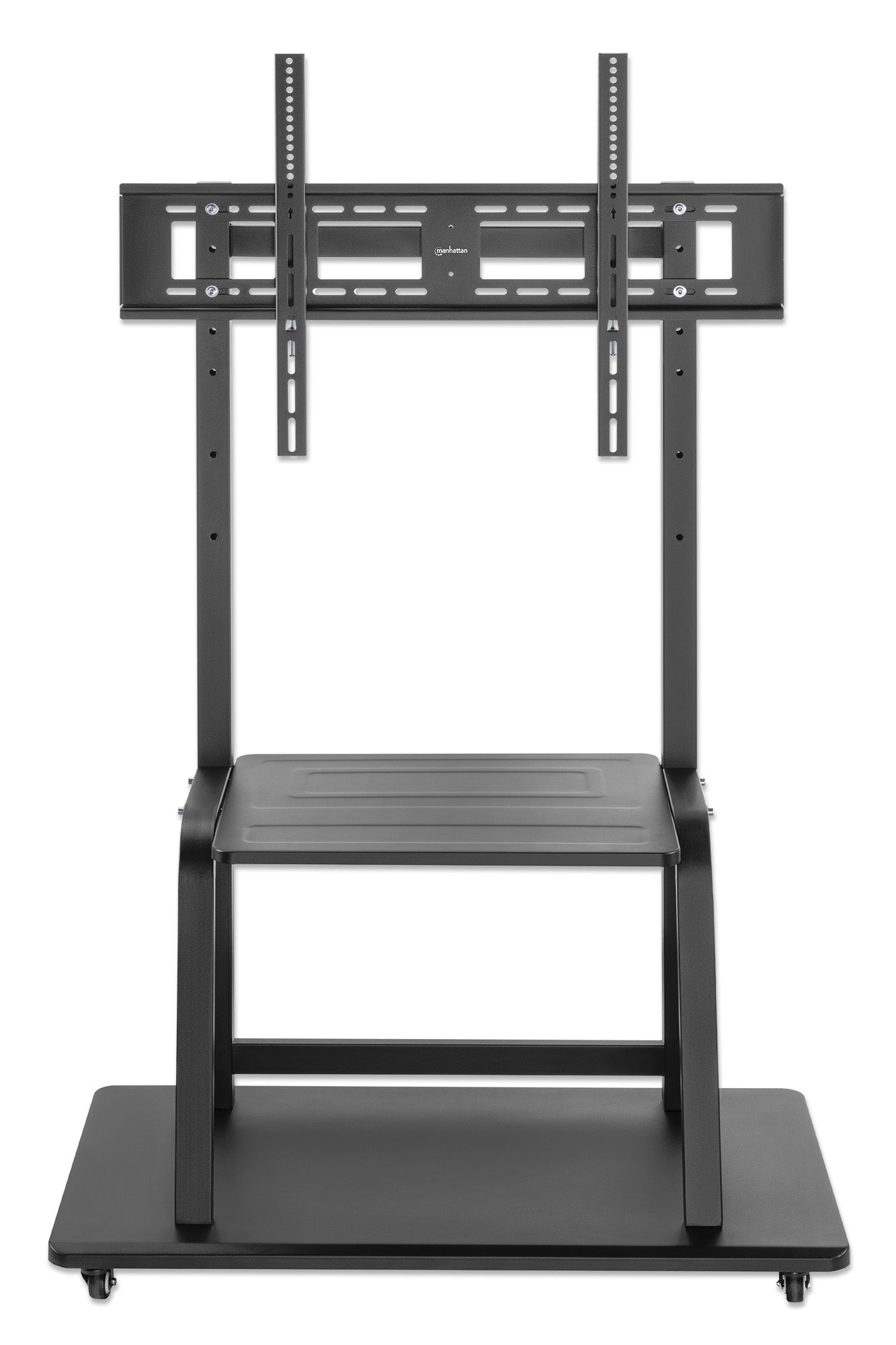Ultra Heavy-Duty Height-Adjustable Multimedia TV Cart, for 37" to 100" Displays Image 4