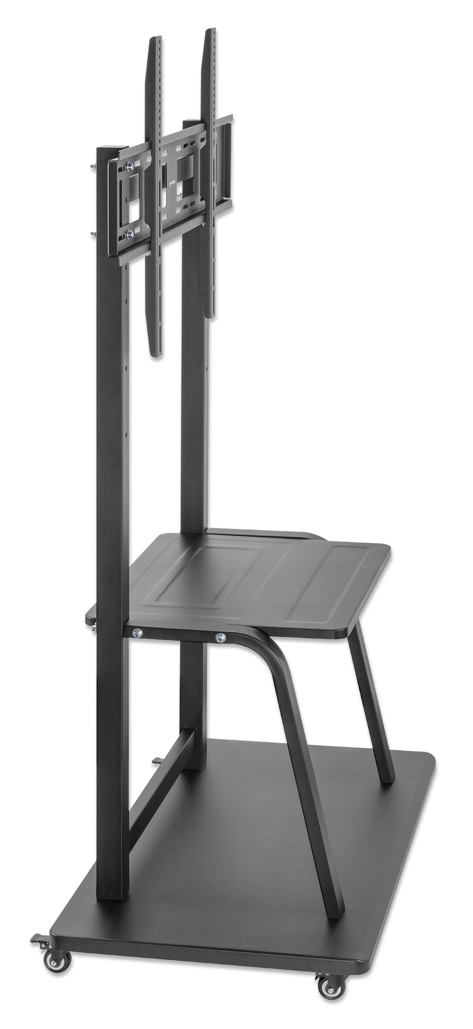 Ultra Heavy-Duty Height-Adjustable Multimedia TV Cart, for 37" to 100" Displays Image 5