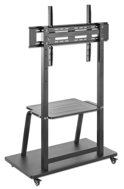 Ultra Heavy-Duty Height-Adjustable Multimedia TV Cart, for 37" to 100" Displays Image 6