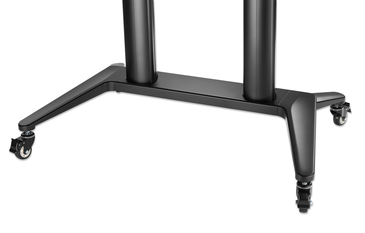 Aluminum Heavy-Duty Large-Screen Height-Adjustable Multimedia TV Cart Image 8