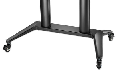 Aluminum Heavy-Duty Large-Screen Height-Adjustable Multimedia TV Cart Image 8