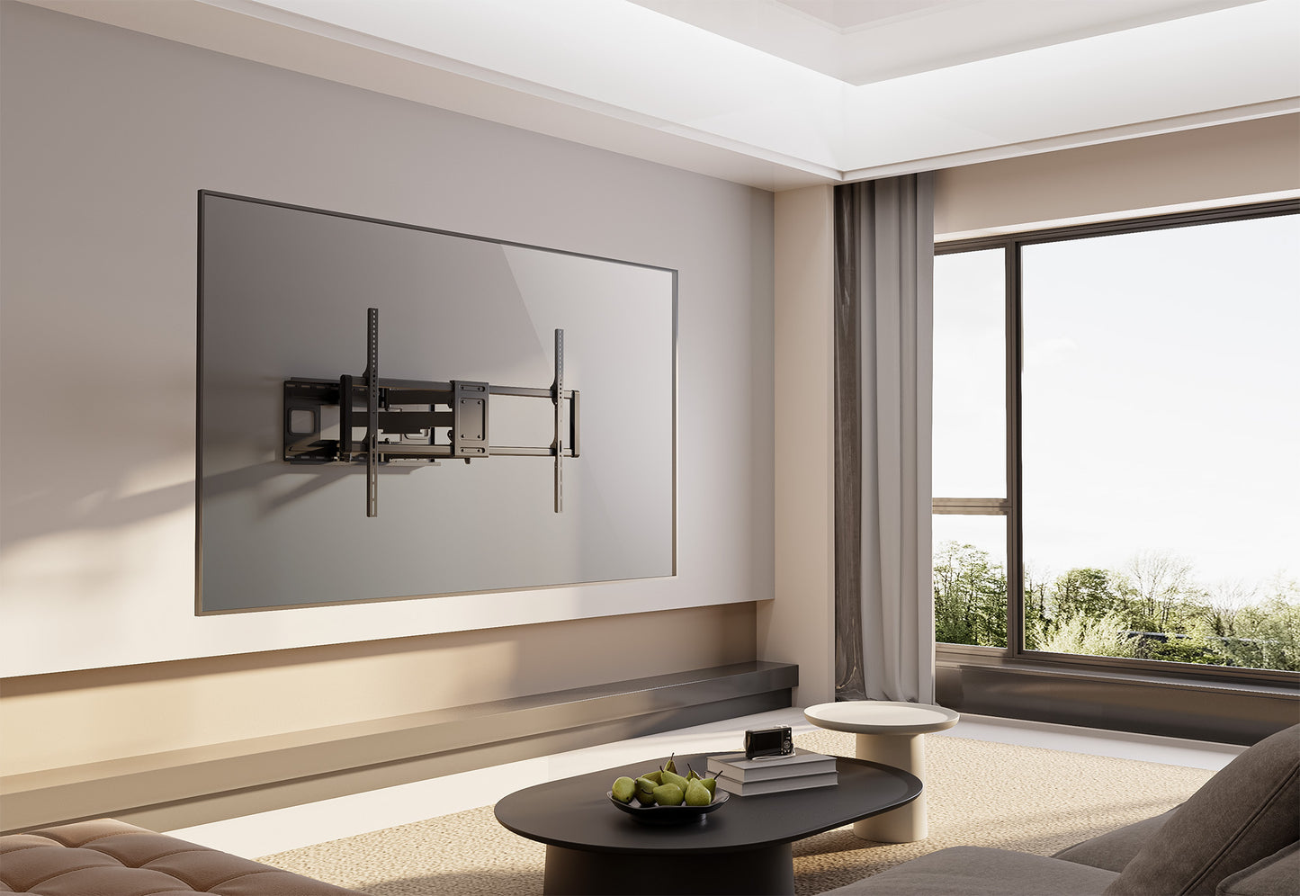 Heavy-Duty Large-Screen Full-Motion TV Wall Mount, for 60" to 120" Displays Image 13