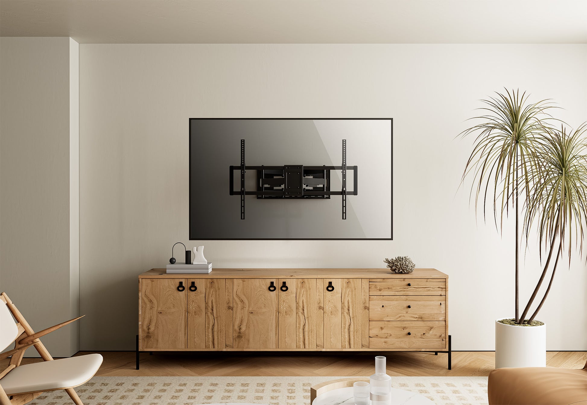 Heavy-Duty Large-Screen Full-Motion TV Wall Mount, for 60" to 120" Displays Image 14