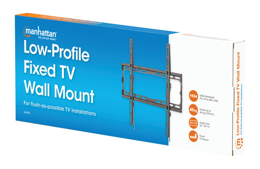 Low-Profile Fixed TV Wall Mount, for 32" to 70" Displays Packaging Image 2