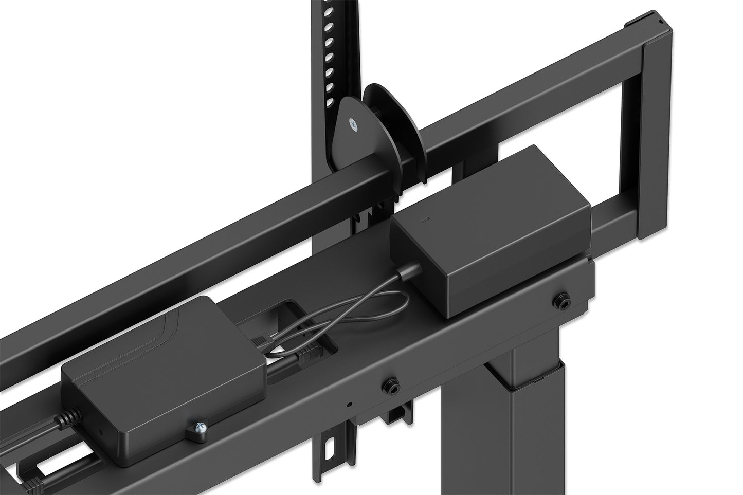 Motorized Height-Adjustable Multimedia TV Cart, for 55" to 100" Displays Image 10