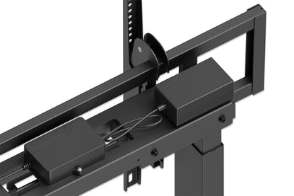 Motorized Height-Adjustable Multimedia TV Cart, for 55" to 100" Displays Image 11