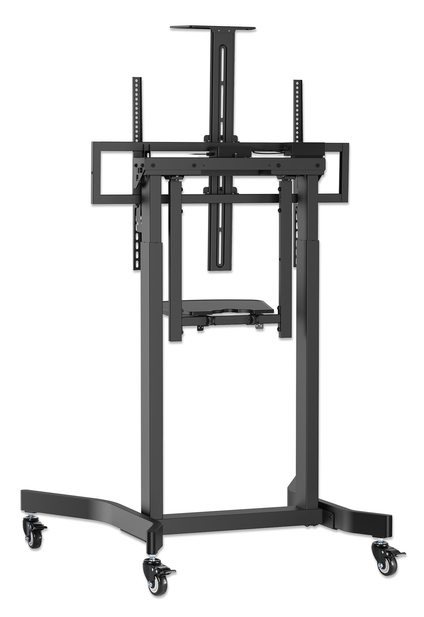 Motorized Height-Adjustable Multimedia TV Cart, for 55" to 100" Displays Image 8