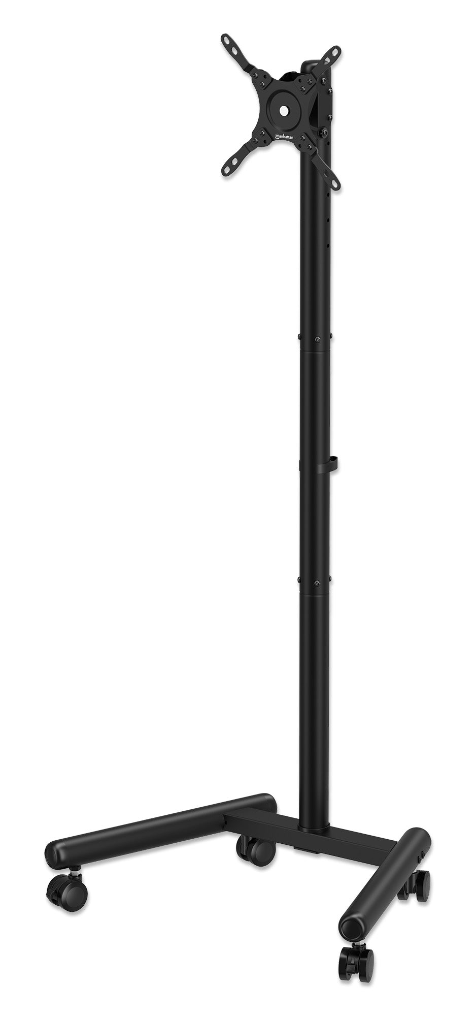Economy Compact Height-Adjustable TV Cart, for 13" to 50" Displays Image 1