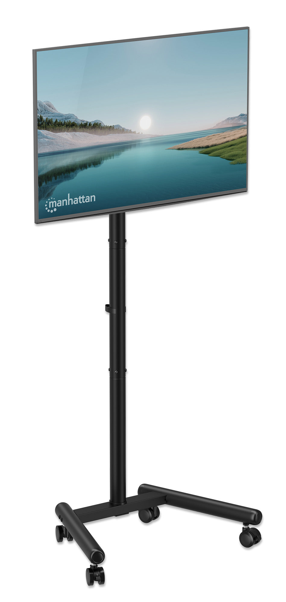 Economy Compact Height-Adjustable TV Cart, for 13" to 50" Displays Image 6