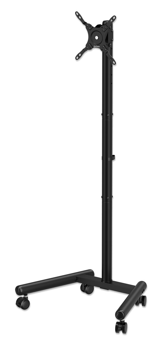 Economy Compact Height-Adjustable TV Cart, for 13" to 50" Displays Image 1