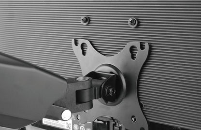 Aluminum Gas Spring Dual Monitor Desk Mount Image 6
