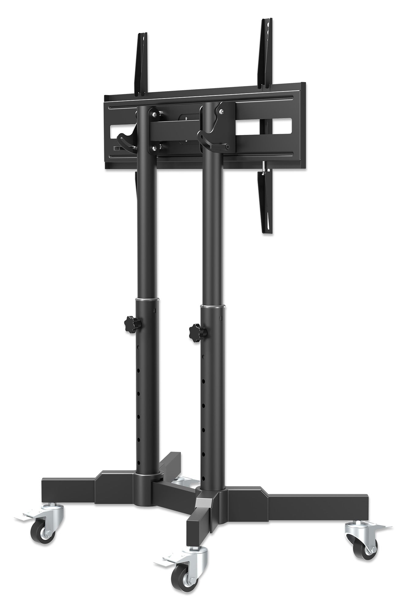 Compact Height-Adjustable TV Cart, for 23" to 70" Displays Image 12