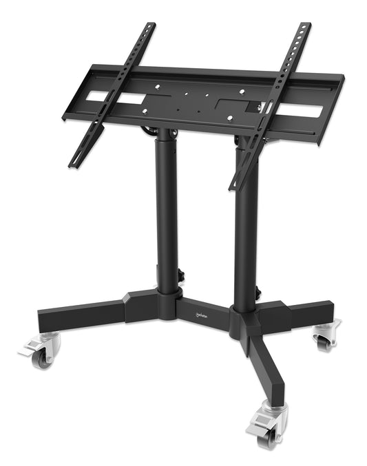 Compact Height-Adjustable TV Cart, for 23" to 70" Displays Image 1