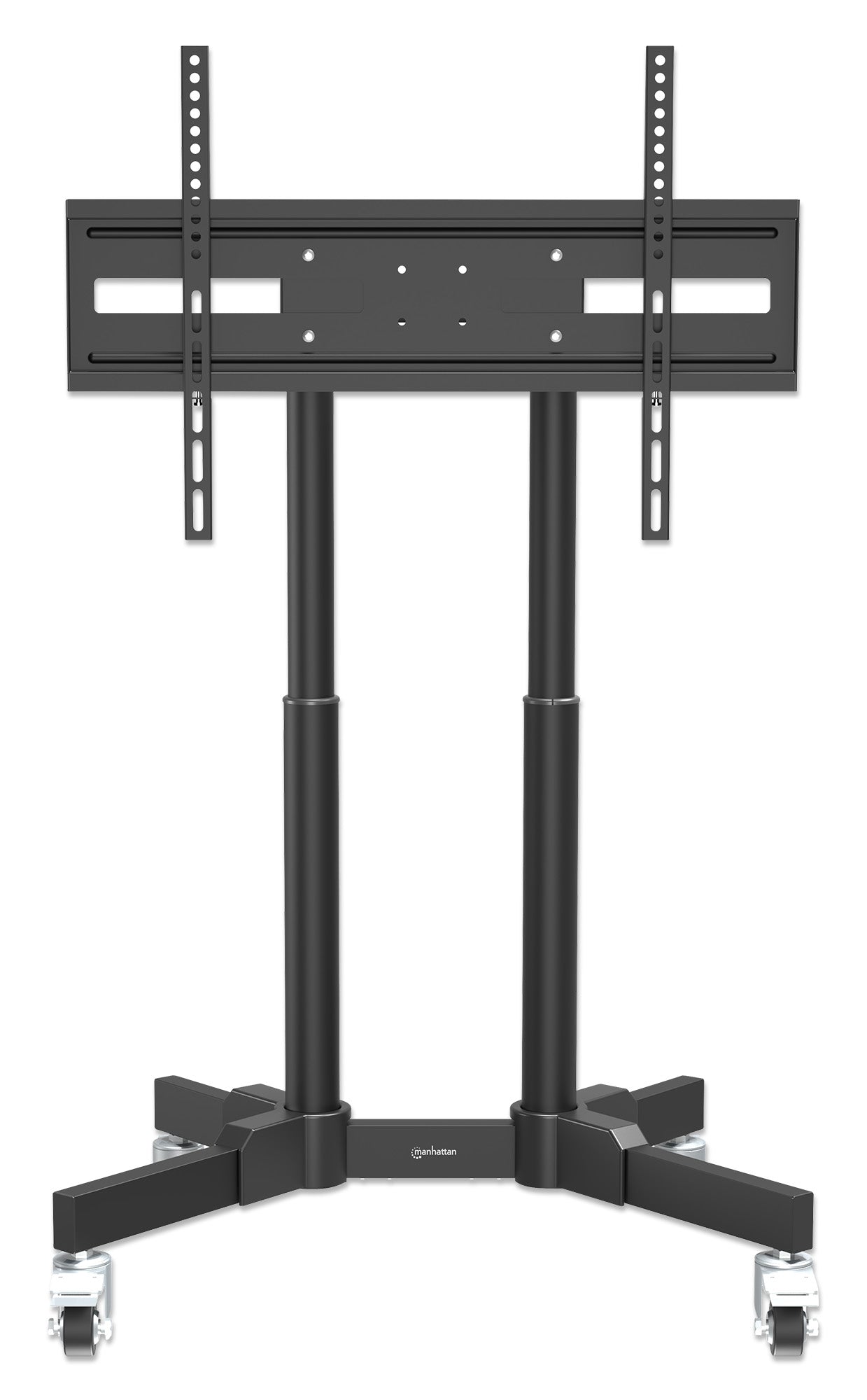Compact Height-Adjustable TV Cart, for 23" to 70" Displays Image 6