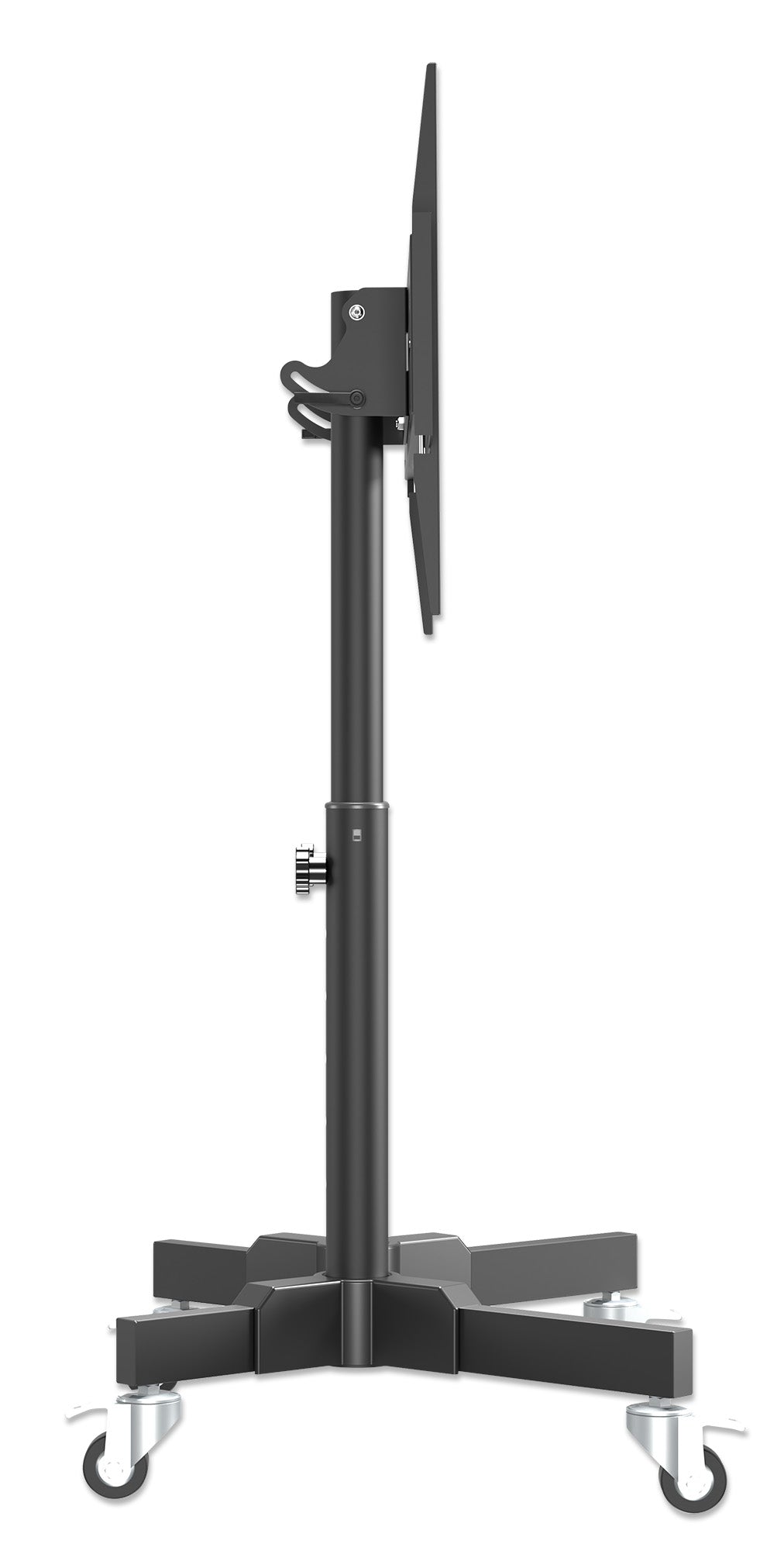 Compact Height-Adjustable TV Cart, for 23" to 70" Displays Image 8