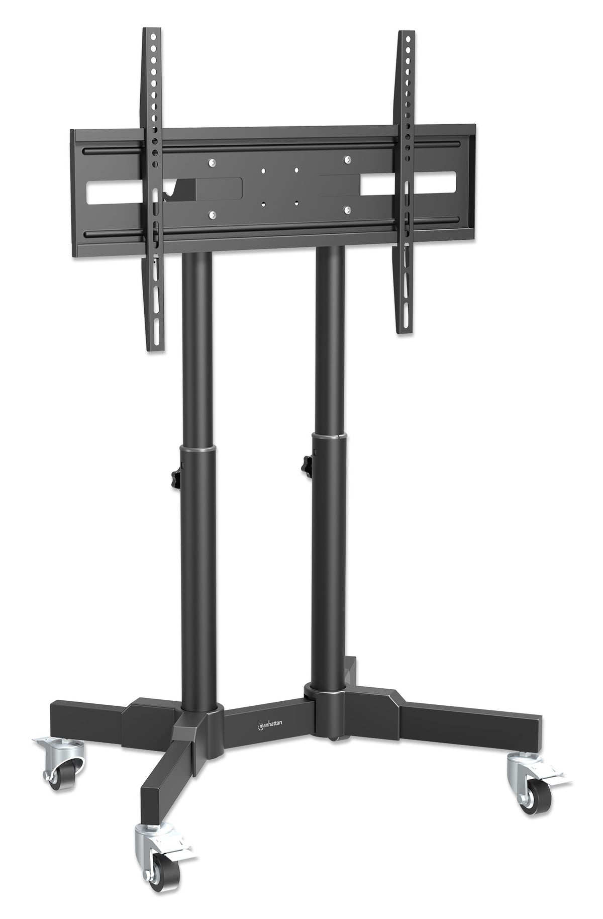 Compact Height-Adjustable TV Cart, for 23" to 70" Displays Image 10
