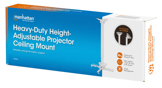 Heavy-Duty Height-Adjustable Projector Ceiling Mount Packaging Image 2
