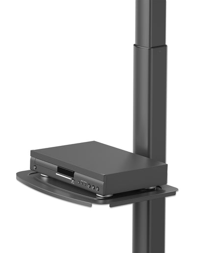 Multimedia TV Cart with Tool-Free Height Adjustment, for 37" to 86" Displays Image 11
