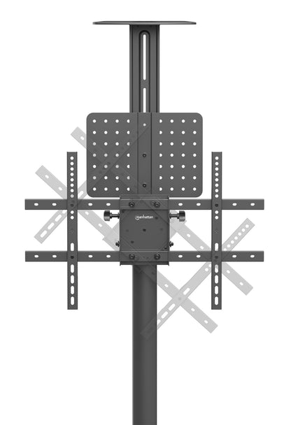 Multimedia TV Cart with Tool-Free Height Adjustment, for 37" to 86" Displays Image 13
