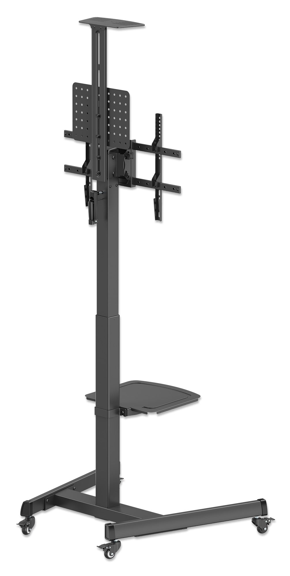 Multimedia TV Cart with Tool-Free Height Adjustment, for 37" to 86" Displays Image 10