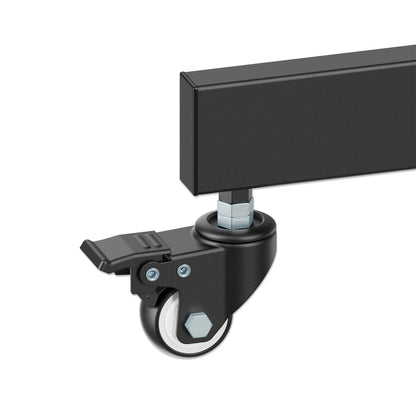 Economy Height-Adjustable Multimedia TV Cart, for 37" to 70" Displays Image 11