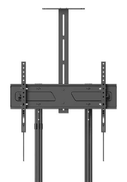 Economy Height-Adjustable Multimedia TV Cart, for 37" to 70" Displays Image 9