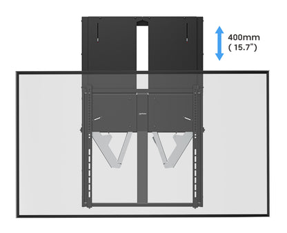 TV Wall Mount with Tool-Free Lift & Lock Height Adjustment, for 55" to 75" Displays Image 4