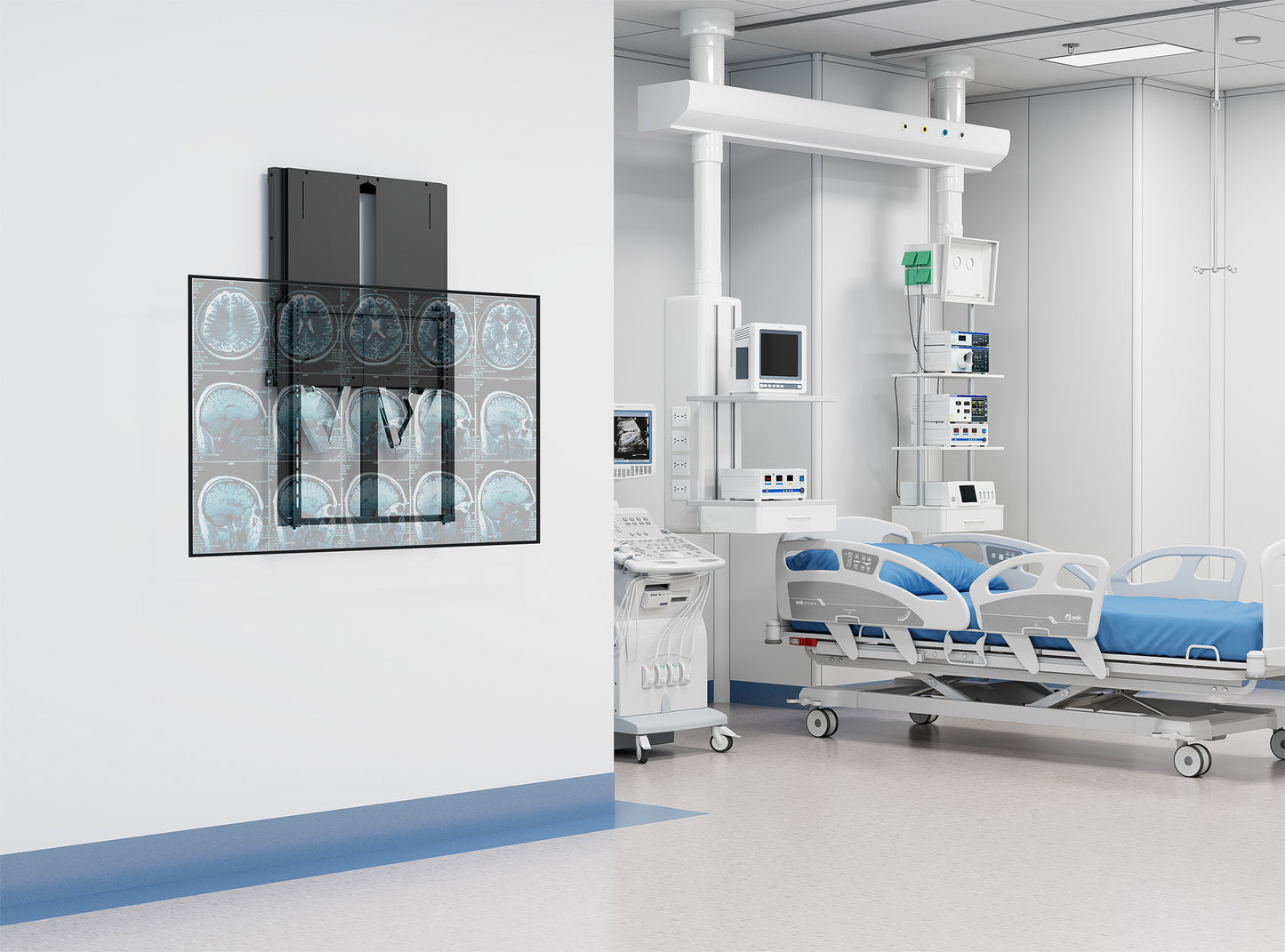 TV Wall Mount with Tool-Free Lift & Lock Height Adjustment, for 55" to 75" Displays Image 7