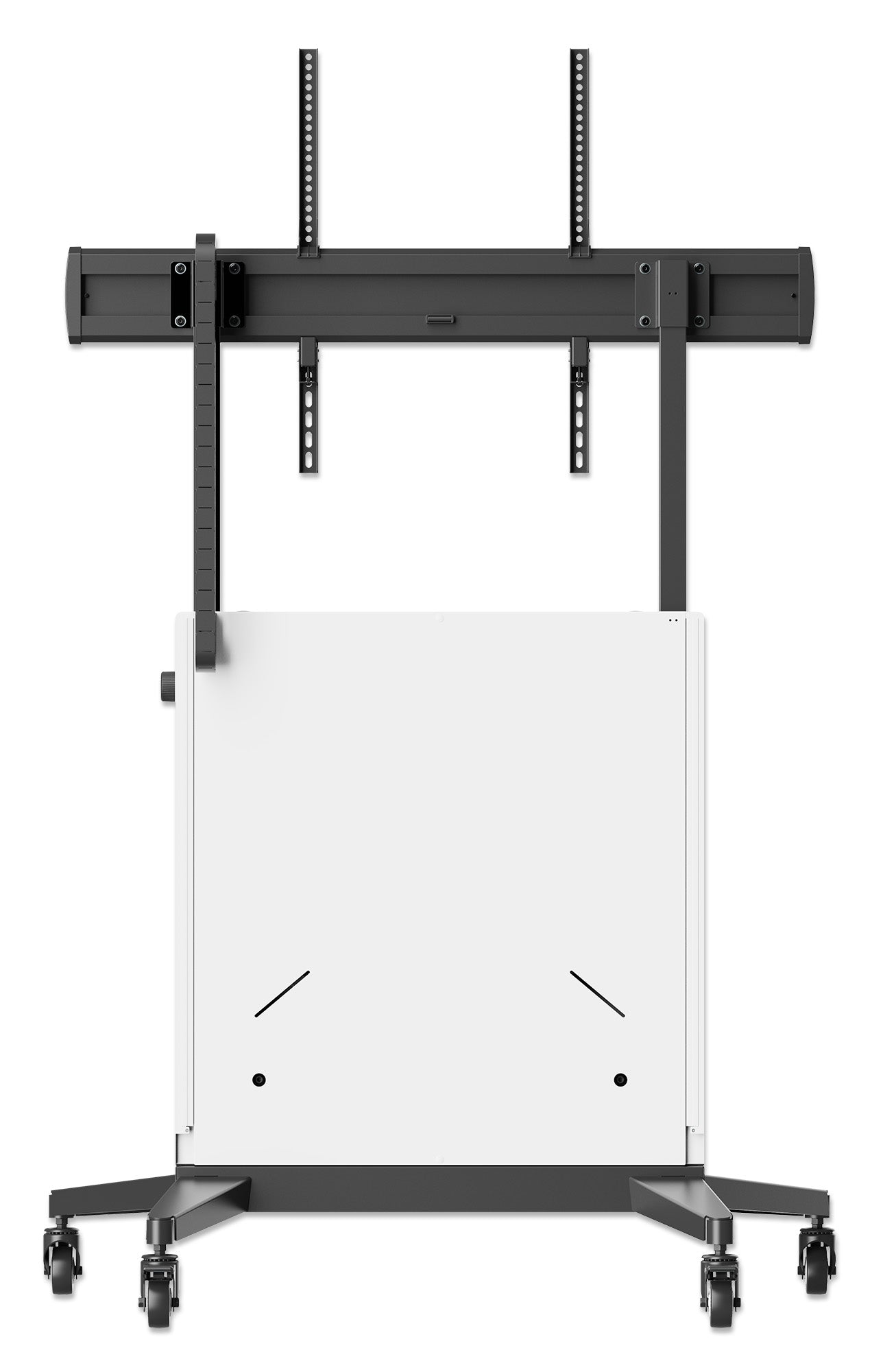TV Cart with Tool-Free Lift & Lock Height Adjustment, for 50" to 100" Displays Image 9