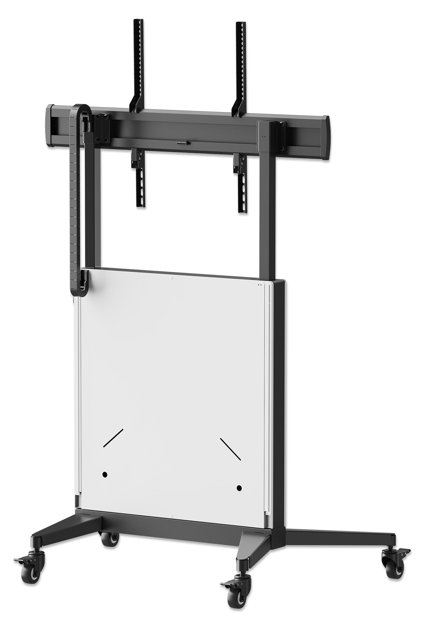 TV Cart with Tool-Free Lift & Lock Height Adjustment, for 50" to 100" Displays Image 10