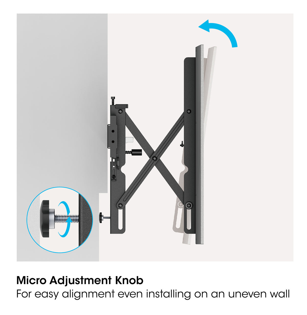 Adjustable Video Wall Mount with Pop-Out Design, for 37" to 80" Displays Image 13