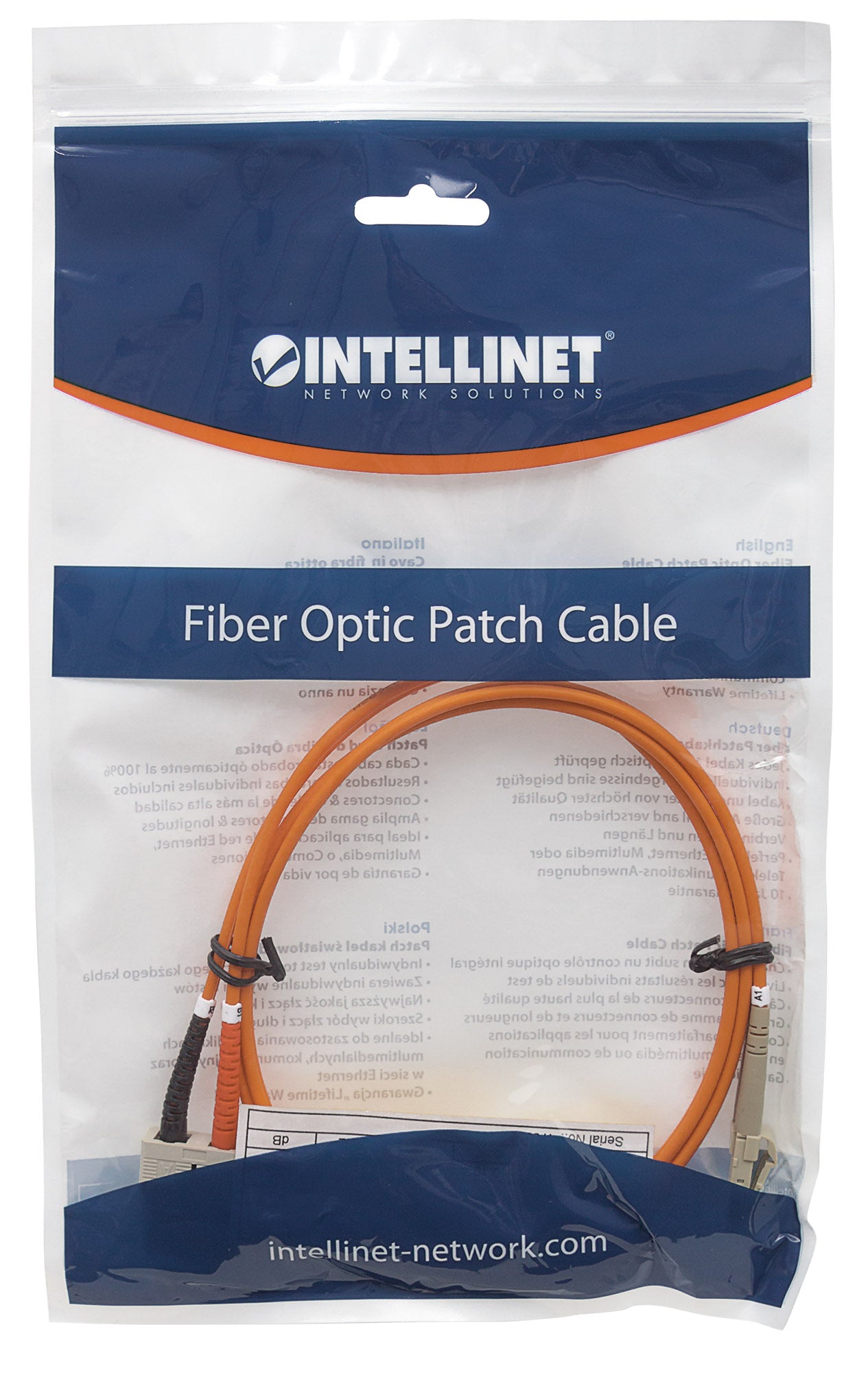 Fiber Optic Patch Cable, Duplex, Multimode Packaging Image 2