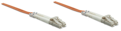 5 m LC to LC UPC Fiber Optic Patch Cable, 3.0 mm, Duplex, LSZH, OM1 Multimode, Orange Image 3