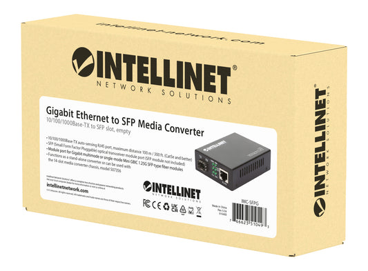 Gigabit Ethernet to SFP Media Converter Packaging Image 2