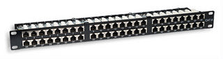 Cat5e Shielded 48-Port Patch Panel, 1U Image 2