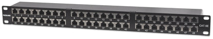 Cat5e Shielded 48-Port Patch Panel, 1U Image 1